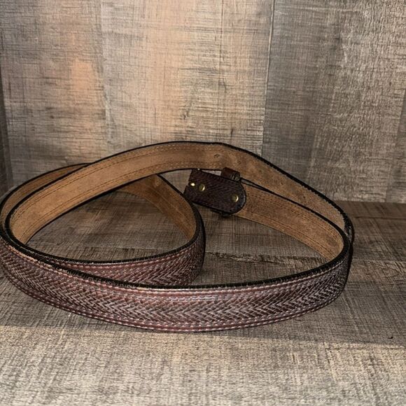 LEEGIN leather‎ Belt- Diamond print- size 50 - Picture 5 of 9
